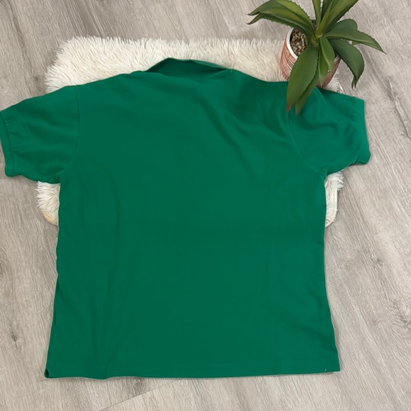 Lacoste Green Polo Shirt Classic Pique Cotton - Picture 4 of 4